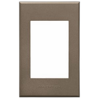 Cover Plate Three Module Grey MajorTech