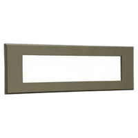 Cover Plate Nine Module Omni Cluster White MajorTech