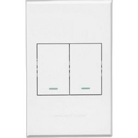 Switch Cover Plate 2 Gang White MajorTech