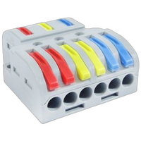 Terminal Block Inline 3 Pole 2 Way Out 2 Pack MajorTech
