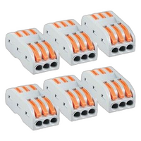Terminal Block Inline 3 Pole Splicing 30 Pack MajorTech