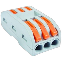 Terminal Block Inline 3 Pole 6 Pack MajorTech