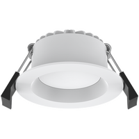 'Aurora 80 7W Recessed Downlight 3CCT IP54 Dimmable White Haneco'