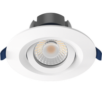 'Detail Nova 9W Adjustable Downlight 27K/3K/4K IP65 White Haneco'
