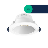 'Dular Evo 7W Integral Driver Downlight 2CCT Matt White Haneco'