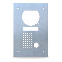 Stainless Steel Flush Plate to Suit Alloy Door Station 2 iCentral
