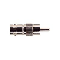 BNC to RCA Adapter 75 Ohm Nickel-Plated Ness