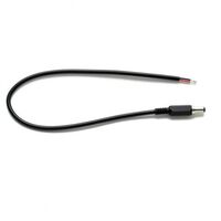 12V Male Power Plug and Lead 500mm Cable CCTV Ness