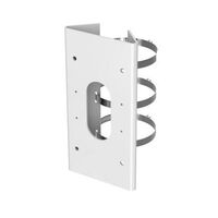 Pole Mount Bracket White DS-1475ZJ-SUS Hikvision