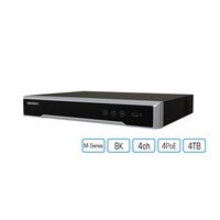 NVR 4 Channel M-Series with 4TB HDD Hikvision