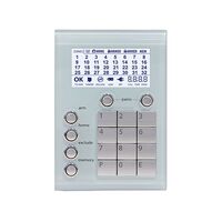 Premium Security Keypad High Contrast LCD Glass-Look Ocean Mist Ness