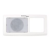 Fascia Plate White Snap-On Replacement to Suit Intercom iCentral