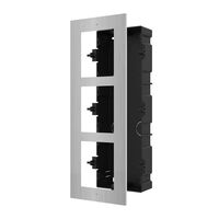 Stainless Steel Flush Mount Bracket DS-KD-ACF3/S Hikvision