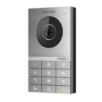 2 Wire Door Station Stainless Steel with Keypad Hikvision