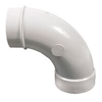 Central Vacuum 90 Degree Sweep Elbow Spigot Valet