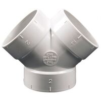 Central Vacuum Double Wye Valet