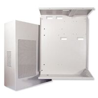 Medium Steel Enclosure 1.5mm APO Grey Camlock Security Ness