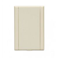 Central Vacuum Inlet Valve Ivory Wall Mount Valet