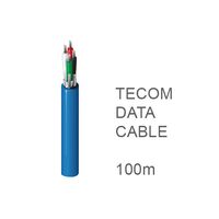 Data Cable Shielded 7x30 2 Pair 100m Tecom