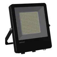 Blaze-Pro LED Floodlight 100W Fly Lead & Plug Black Domus