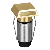 Emit Deck Light 25mm RGBW 12/24V Square Slot Brass Domus
