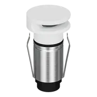 Emit Deck Light 25mm 1W Tri-Colour 12/24V Round Slot White Domus