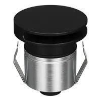 Emit Deck Light 55mm RGBW 12/24V Round Slot Black Domus