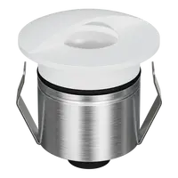 Emit Deck Light 55mm 2.5W Tri-Colour 12/24V Eyelid White Domus