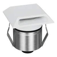 Emit Deck Light 55mm Tri-Colour 12/24V Square Slot White Domus