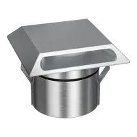 Emit Deck Light 85mm Tri-Colour Square Slot 316 Stainless Domus