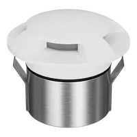 Emit Deck Light 85mm 4/6W Tri-Colour 12/24V 4-Way White Domus