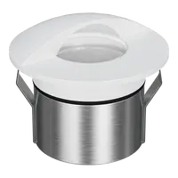 Emit Deck Light 85mm 4/6W Tri-Colour 12/24V Eyelid White Domus