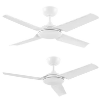 Nevada 48 Inch 1220mm Smart DC Ceiling Fan 4 Blade White Domus
