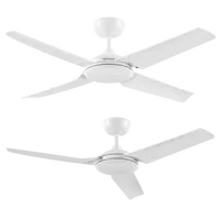 Nevada 52 Inch 1320mm Smart DC Ceiling Fan 4 Blade White Domus