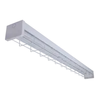 Park-120 DALI Emergency Batten 15/30W Wire Guard Tri-Colour Domus