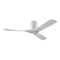 Tundra 52 Inch Smart DC Ceiling Fan 3 Blade CTC White/White Domus
