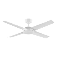 Twister 52 Inch 1320mm DC Ceiling Fan 4 Blade White Domus