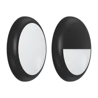 Veyra LED Emergency Bunker Dimming Sensor IP65 IK10 Black Domus