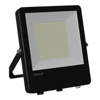 Blaze-Pro LED Floodlight 50/70/100W Fly Lead & Plug Black Domus