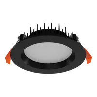 Deco-15 LED Downlight Recessed Round 15W Tri-Colour Black Domus