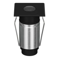 Emit Deck Light 25mm RGBW 12/24V Square Open Black Domus