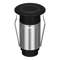 Emit Deck Light 25mm 1W Tri-Colour 12/24V Ring Black Domus