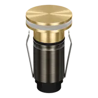 Emit Deck Light 25mm 1W Tri-Colour 12/24V Halo Brass Domus