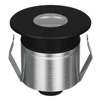 Emit Deck Light 55mm RGBW 12/24V Round Open Black Domus