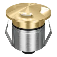 Emit Deck Light LED 55mm RGBW 12/24V 4-Way Brass Fascia Domus