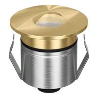 Emit Deck Light LED 55mm RGBW 12/24V Eyelid Brass Domus