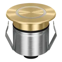 Emit Deck Light 55mm RGBW 12/24V Ring Antique Brass Domus
