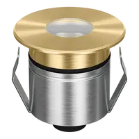 Emit Deck Light 55mm RGBW 12/24V Round Open Brass Domus