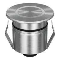 Emit Deck Light 55mm RGBW 12/24V Ring 316 Stainless Domus