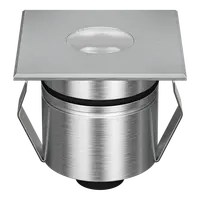 Emit Deck Light 55mm RGBW 12/24V Square Open 316 Stainless Domus